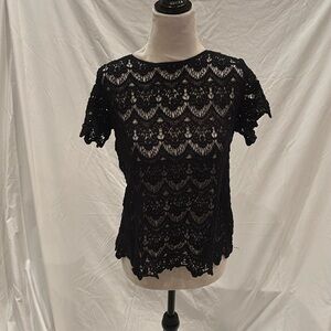 Alfani knit summer black sweater.